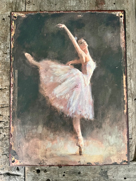 TEKSTBORDJE | BALLERINA | MIDDEL