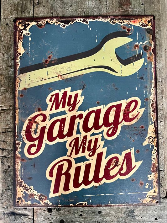 TEKSTBORDJE | GARAGE | RULES | MIDDEL