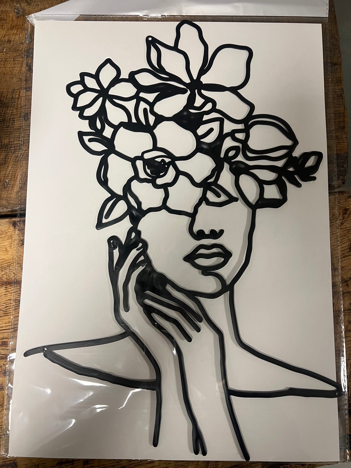 OUTLINE | TIN | GEZICHT | MET | BLOEMEN